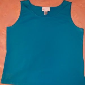 Blue Susan Graver Stretch Tank
